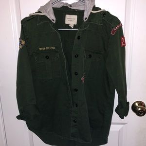 Forever 21 Army Green Light Jacket